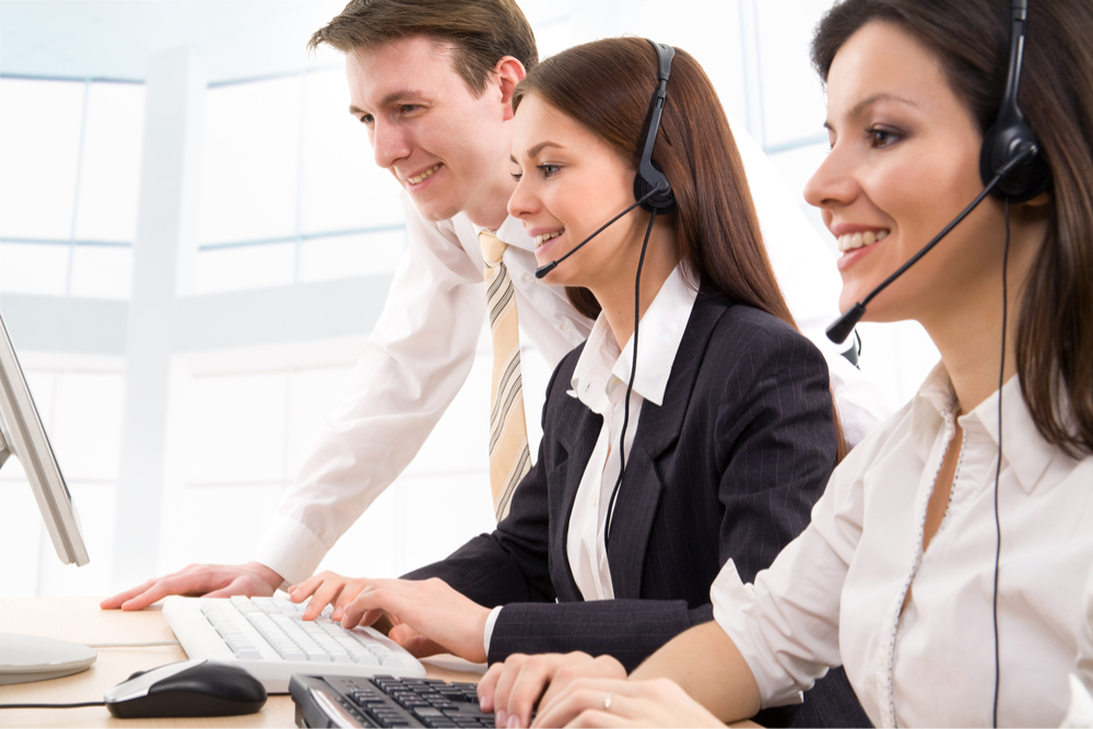 happy contact center agents